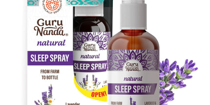 GuruNanda Sleep Spray (1 Fl oz) - 100% Pure & Natural Blend of Lavender Chamomile & Aromatherapy Essential Oils - Supports Calm & Relaxed Rest - Bedtime Mist for Bed Pillows or Linen
