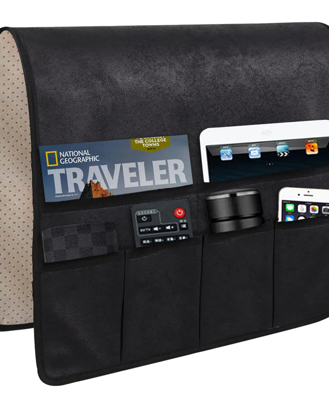 HAOMAIJIA Sofa Armrest Organizer – Bedside & Couch Storage Caddy