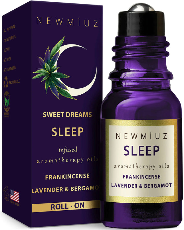 Sleep Well Essential Oil Roll-On – Stress Relief & Relaxation Blend
