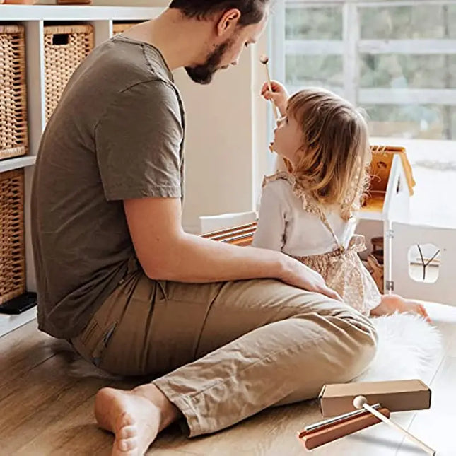 Energy Chime Hand Bell Meditation Tool with Mallet