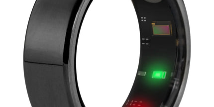 AMOVAN Smart Ring Health Tracker Fitness Sleep Heart Rate Blood Oxygen Tracker Smart Ring Water Resistant Bluetooth Fitness Tracker Rings