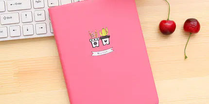 Cactus Smile Notebook - Growth Sunshine Leather Journal