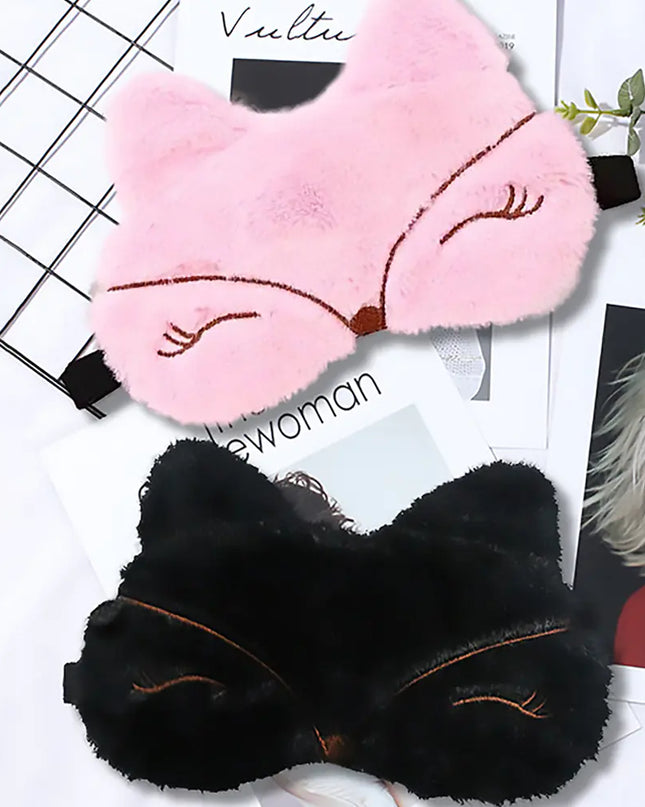 Cute Pikachu Plush Sleep Mask for Better Sleep Aid