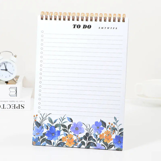 Coil B5 Daily Planner - English Version (50 Sheets)