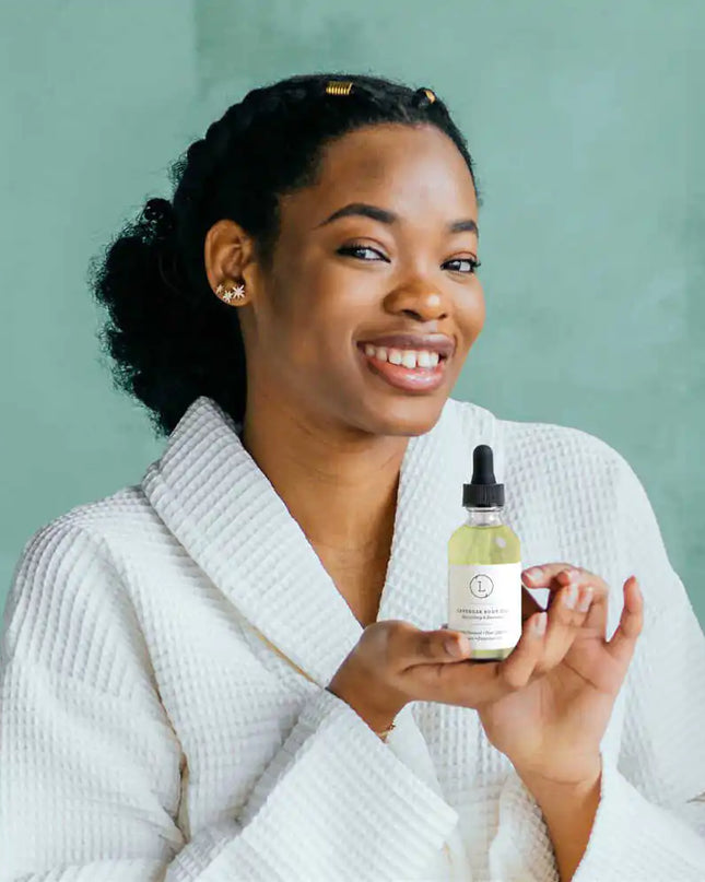 Lavender Body Oil with CBD, Natural Moisturizing Body Oil (THC free)