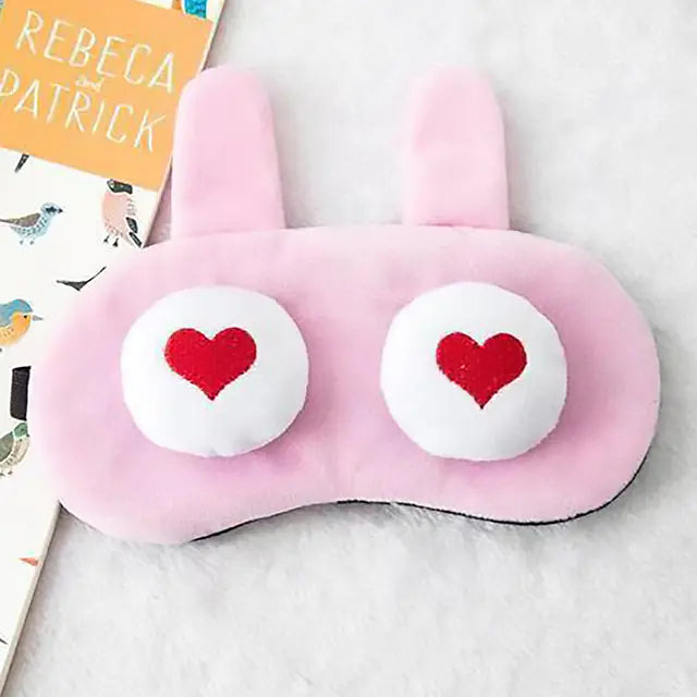 Cute Pikachu Plush Sleep Mask for Better Sleep Aid
