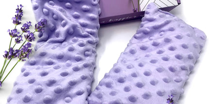 Lavender Weighted Eye Pillow – Heated Relaxation & Sleep Mask