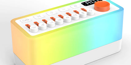 TMEHM White Noise Sleep Sound Machine – Nature Sounds & Relaxation Light