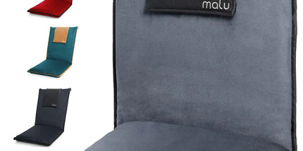Malu Meditation Floor Chair – Padded Cushion with Back Support