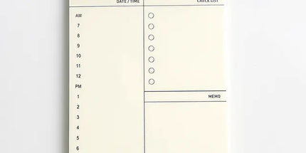 Creative Daily Schedule Memo Pad and Planner Stickers
