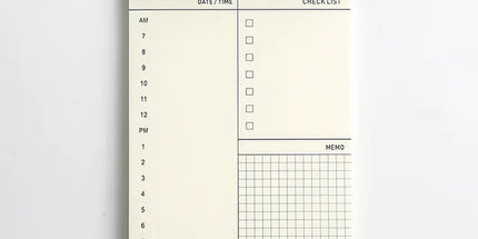 Creative Daily Schedule Memo Pad and Planner Stickers