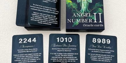 GZXINKE Angel Numbers Oracle Cards Oracle Cards for Beginners Angel Number Affirmation Cards Deck Tell You How to Live Your Life The Best Way