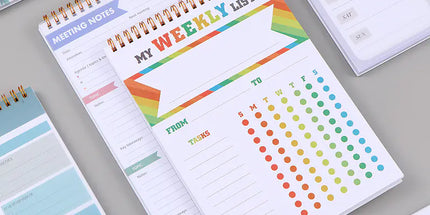 Coil B5 Daily Planner - English Version (50 Sheets)