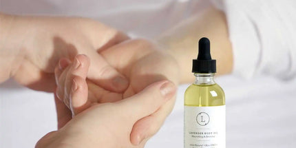 Lavender Body Oil with CBD, Natural Moisturizing Body Oil (THC free)