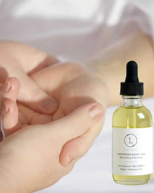 Lavender Body Oil with CBD, Natural Moisturizing Body Oil (THC free)