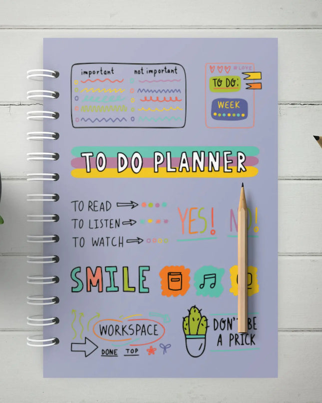 A5 Coil Planner Notebook for Simplified Scheduling