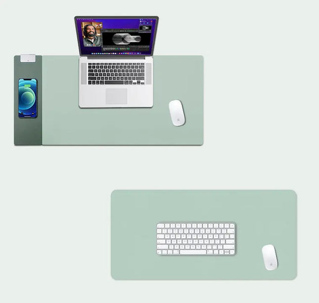 15W Wireless Charging Mouse Pad & Desk Mat