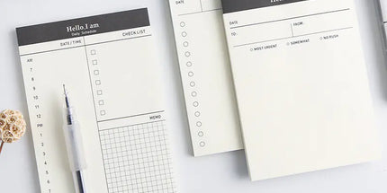 Creative Daily Schedule Memo Pad and Planner Stickers