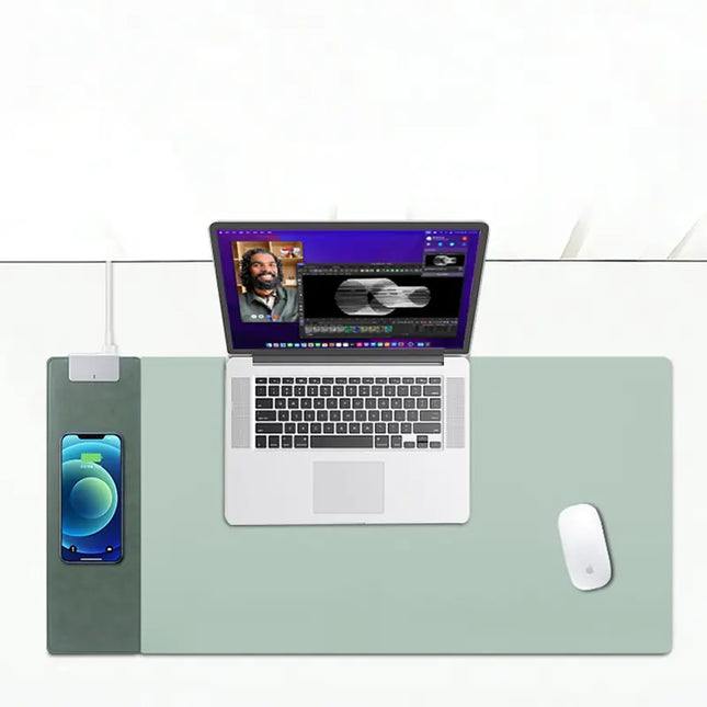 15W Wireless Charging Mouse Pad & Desk Mat