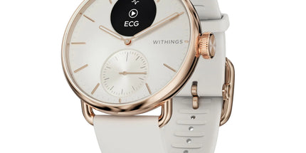 Withings ScanWatch 2 - Hybrid Smart Watch Heart Rate Monitoring Fitness Tracker Cycle Tracker Sleep Monitoring GPS Tracker 30-Day Battery Life Android & Apple Compatible HSA/FSA