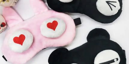 Cute Pikachu Plush Sleep Mask for Better Sleep Aid