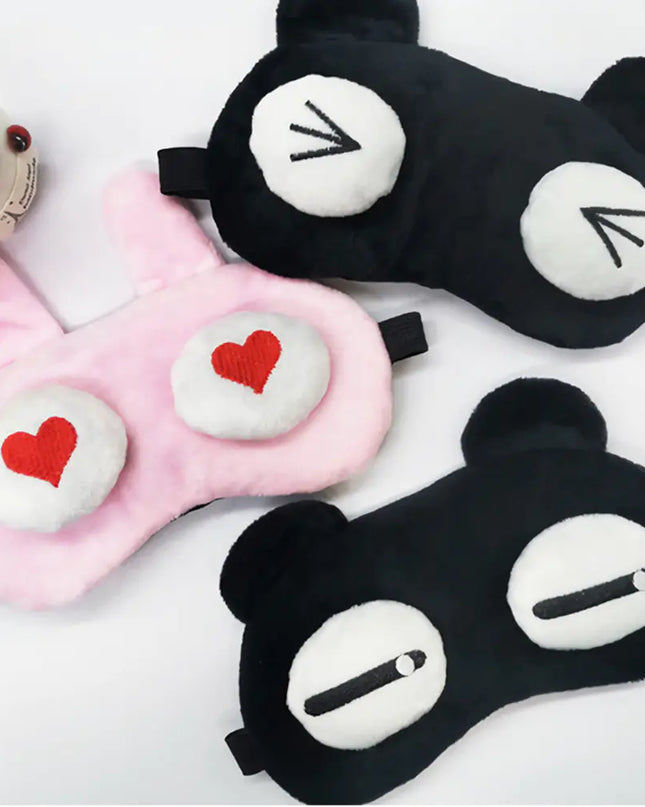 Cute Pikachu Plush Sleep Mask for Better Sleep Aid