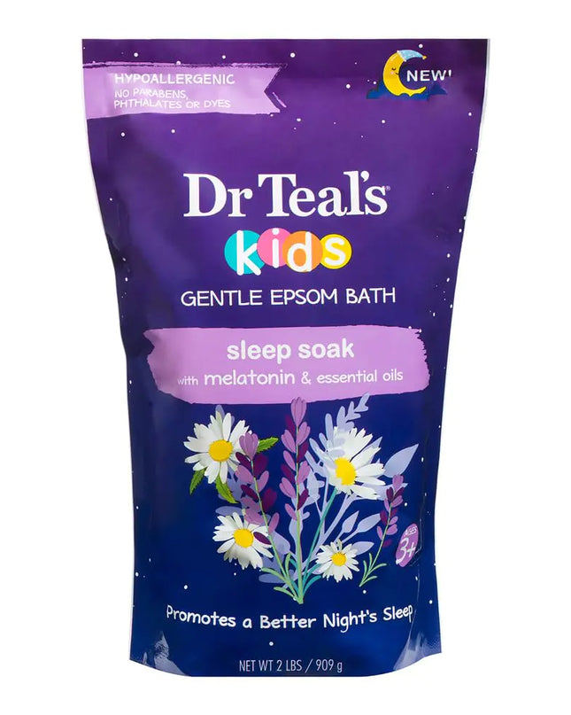 Dr Teals Kids Gentle Epsom Bath Sleep Soak with Melatonin & Essential Oils