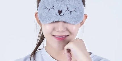 Cute Pikachu Plush Sleep Mask for Better Sleep Aid