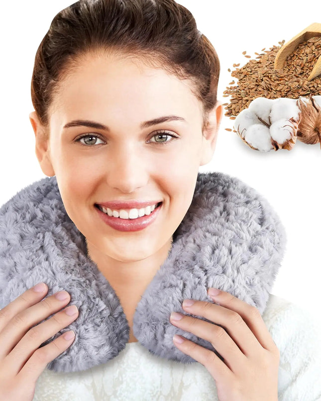 REVIX Microwavable Neck Heating Pad – Relaxation & Tension Relief Wrap