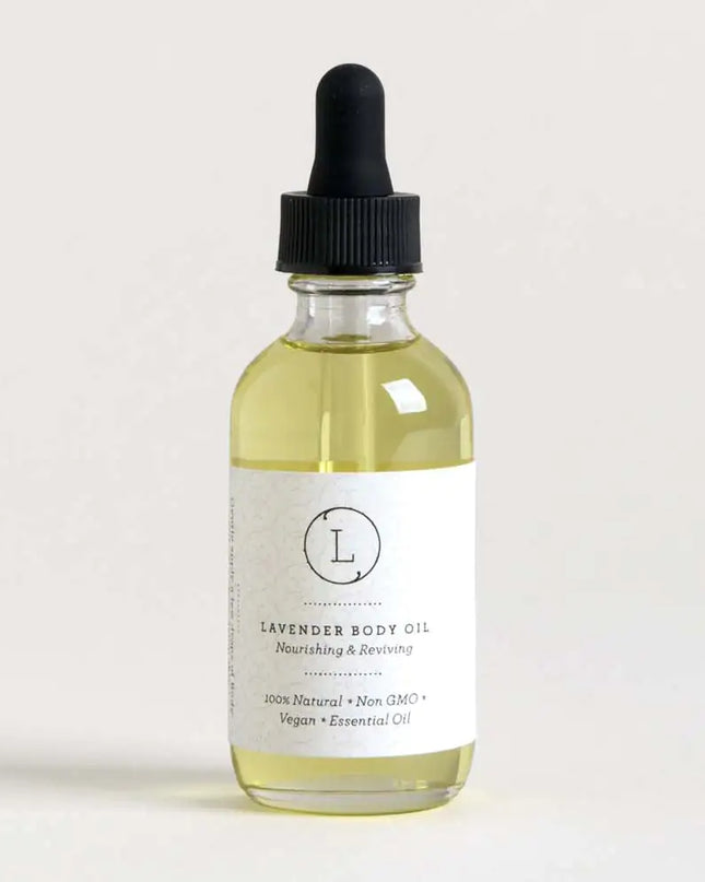 Lavender Body Oil with CBD, Natural Moisturizing Body Oil (THC free)