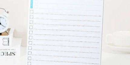 Coil B5 Daily Planner - English Version (50 Sheets)