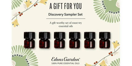 Edens Garden A Gift for You Discovery Sampler 6 Set – 100% Pure Therapeutic Essential Oils – Happy Day Lavender Best Sleep Ocean Breeze Relaxing Home & Smells Amazing Oil Blends .92 ml/ 6 Pack