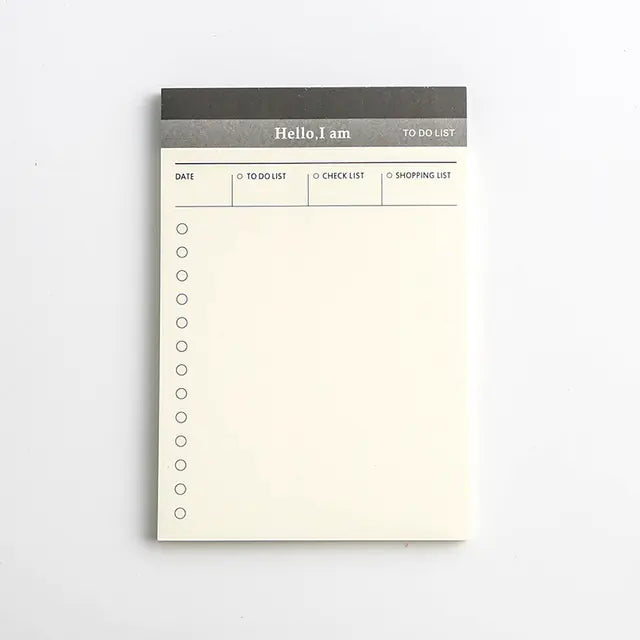 Creative Daily Schedule Memo Pad and Planner Stickers