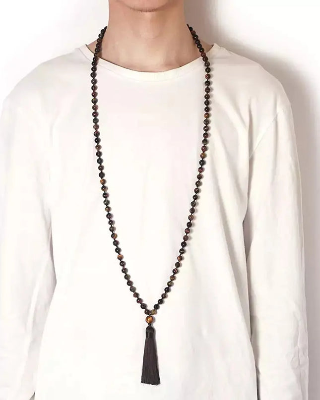 Amazon Bestselling 108 Mala Bead Long Necklace